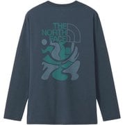 ロングスリーブESクライミングロゴティー メンズ カットソー アーバンネイビー（UN） Mサイズ NT82593