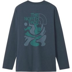 ロングスリーブESクライミングロゴティー メンズ カットソー アーバンネイビー（UN） Lサイズ NT82593