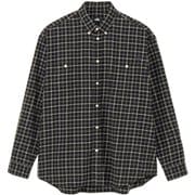 ロングスリーブフロストフォージフランネルシャツ ユニセックス シャツ (BL) Mサイズ NR62431