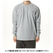 ロングスリーブバックスクエアロゴティー メンズ カットソー （ZZ） Lサイズ NT32442