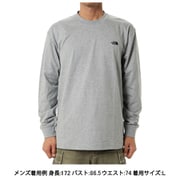 ロングスリーブフラッシュドライヌプシコットンティー メンズ カットソー (Z) XSサイズ NT32535