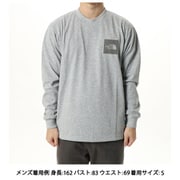 L/S SQUARE LOGO T ユニセックス カットソー （Z） XSサイズ NT82534