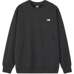 スモールロゴヘザースウェットクルー ユニセックス スウェット ブラック(K) XXLサイズ NT62532