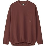 エンライドワッフルクルー ユニセックス カットソー セコイアレッド（SQ） Lサイズ NT62560