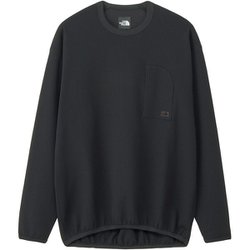 エンライドワッフルクルー ユニセックス カットソー ブラック（K） Lサイズ NT62560