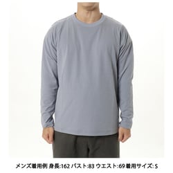 ハエ/ロングスリーブスモールロゴクルー ユニセックス カットソー スレートグレー（LS） Mサイズ KSU35112