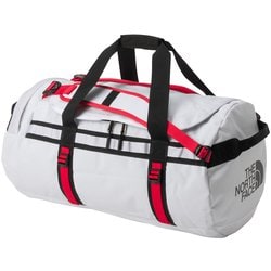 BCダッフルM ボストンバッグ 65L TNFホワイト×TNFブラック×エレベーションレッド（WR） NM82367