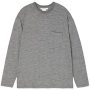 メリノ150LSポケットティー ユニセックス カットソー グリッドストーンヘザー（13） XSサイズ（日本：Sサイズ） IB0A57DB