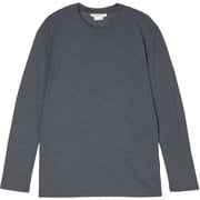 メリノ150ロングスリーブティー ユニセックス カットソー オブシディアン（OB） Lサイズ（日本：XLサイズ） IT62370