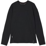150メリノファインエースロングスリーブティー メンズ カットソー ブラック（01） Lサイズ（日本：XLサイズ） IB0A571K