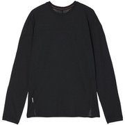 150メリノファインエースロングスリーブティー メンズ カットソー ブラック（01） Lサイズ（日本：XLサイズ） IB0A571K