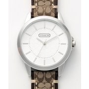 クラシックシグネチャ 31mm 茶革 シルバー 正規品2年保証 14501525