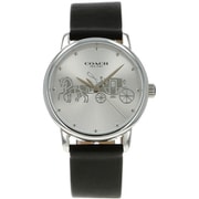 GRAND 36mm 黒革 シルバー 正規品2年保証 14503494