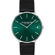CHARLES 41mm 黒革 グリーン 正規品2年保証 14602436