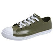 レディース レインシューズ 防水 雨靴 PVC スニーカーGMOOD ジームード カーキ LL(25-25.5cm) gm-010-khaki-LL
