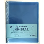 マイポケットファイル 1P A4 ブルー 49368-03