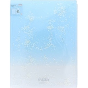 [限定] 見開きクリアファイルA4 mitte ブルーソーダ S2174561