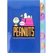 限定 ダイカットクリアファイル5P PNCS2 スヌーピー ネイビー S2174375