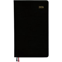 2026 アポイント 9月始 1W＋横罫 ブラック E2310