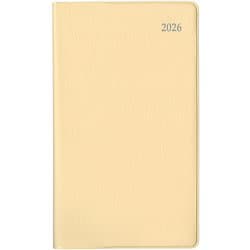 2026 ダイアリー 9月始 1Mブロック 薄型 アイボリー E2323
