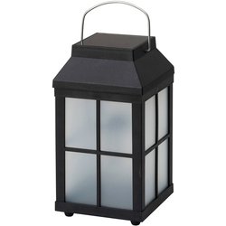 ゆらぎソーラー フレイムランタン ウェスタ ブラック LGS-107