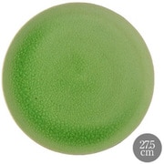 信楽焼 CRAZE 27.5cm フラットプレート グリーン HVDW-22