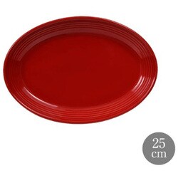 Concentrix レッドチリ 25cm オーバルプレート TUX-031
