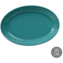Concentrix アイランドブルー 25cm オーバルプレート TUX-045