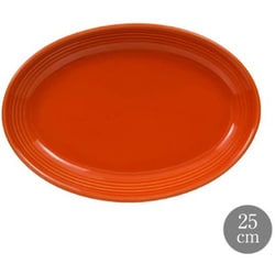Concentrix オレンジパパイヤ 25cm オーバルプレート TUX-052