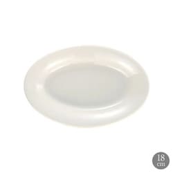 Eggshell 18cm オーバルプレート TUX-067