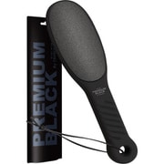 ツルラボ PREMIUM BLACK かかとやすり 皮膚科医監修 角質除去 粗/細両面設計 自宅で簡単 足裏ケア tsurulabo001-t004-bk