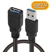 USB3.0 延長ケーブル 1m ブラック JTUSB3EX1M-BK