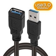 USB3.0 延長ケーブル 2m ブラック JTUSB3EX2M-BK