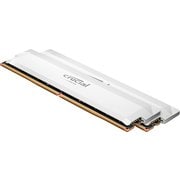 Crucial Pro DDR5-6400 32GB Kit (16GBx2) UDIMM: OC Gaming Memory White CP2K16G64C38U5W