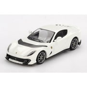 BBRFER64010 1/64 フェラーリ 812 コンペティション Bianco Avus [ダイキャストミニカー]