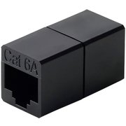 RJ45中継コネクタ Cat6A対応 UTP ブラック LD-RJ45U6ABK