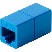 RJ45中継コネクタ Cat6A対応 UTP ブルー LD-RJ45U6ABU
