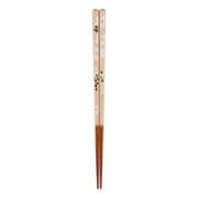 Gー68055 [花づくし 桜 22.5cm 箸 漆塗 日本製]