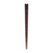 G-64675 [鎌倉 天丸先漆 21.5cm 箸 漆塗 日本製]