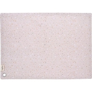 ランチョンマット 45×33cm 綿 汚れにくい ホワイト テラゾー キッチン LV-0082