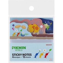 ダイカットブロック付箋 ピクミン ライトブルー S2848716