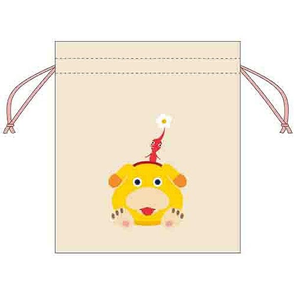 サガラ刺繍巾着 ピクミン ベージュ S2336669