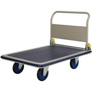 #184700 [キャリーラックジャンボエース 折りたたみハンドル式 車輪径150mm フットブレーキ付]