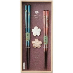 花おぼろ 箸置き揃え ギフトセット 桐箱入り 28910