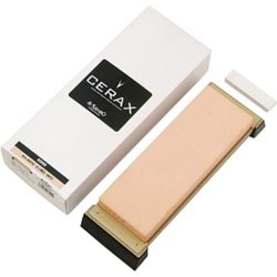 CERAX 仕上砥石 #6000（WA）（ゴム足PC台/名倉付） 6060