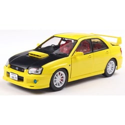 S1812302 1/18 スバル インプレッサ WRX STI ソリドワークス 2003 イエロー [ダイキャストミニカー]