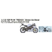 ST27-DC1224 1/12 Dress Up Decal YZF-R1M “TECH21” [コレクションミニカー用品]