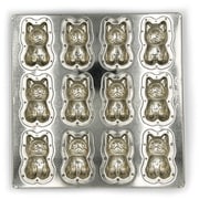 シルバー柴犬のわん吉天板12P MS206
