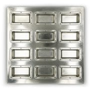 シルバー スリムフィナンシェ天板12P 12P L シリコン付 MS162