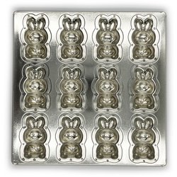 シルバーうさピョン天板12P MS186